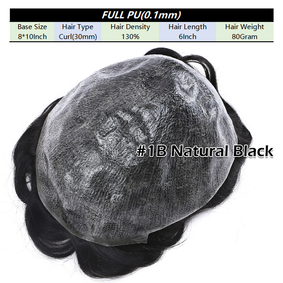 Men Toupee Hairpiece Tape In Human Hair Thin Skin V-loop Replacement System Gray
