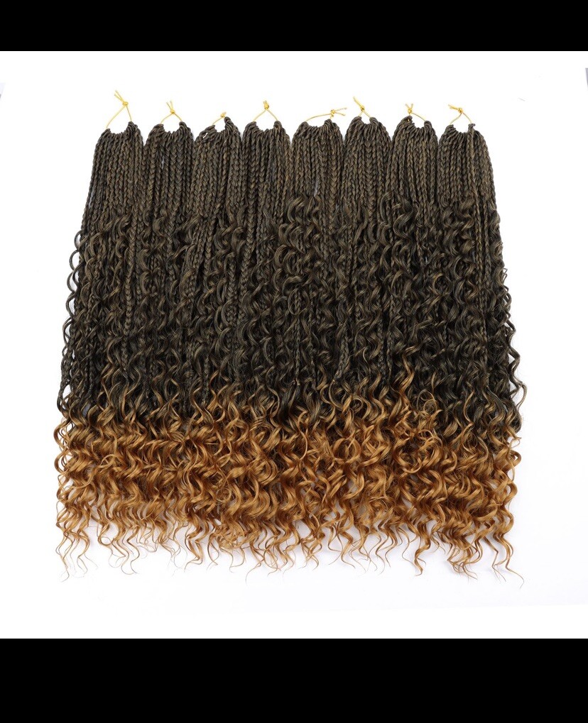 Goddess Box Braids Crochet Hair 20” 8 Pack