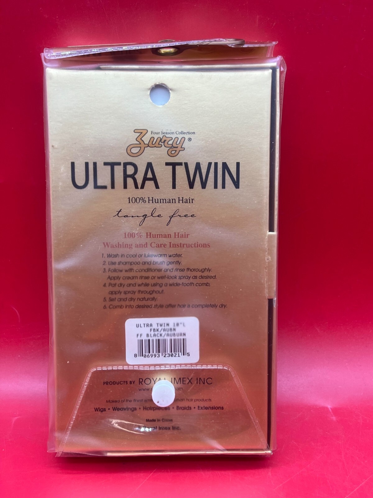 Zury Ultra Twin 100% Human Hair Weave- Brand New (7 Shades/2 Lengths)
