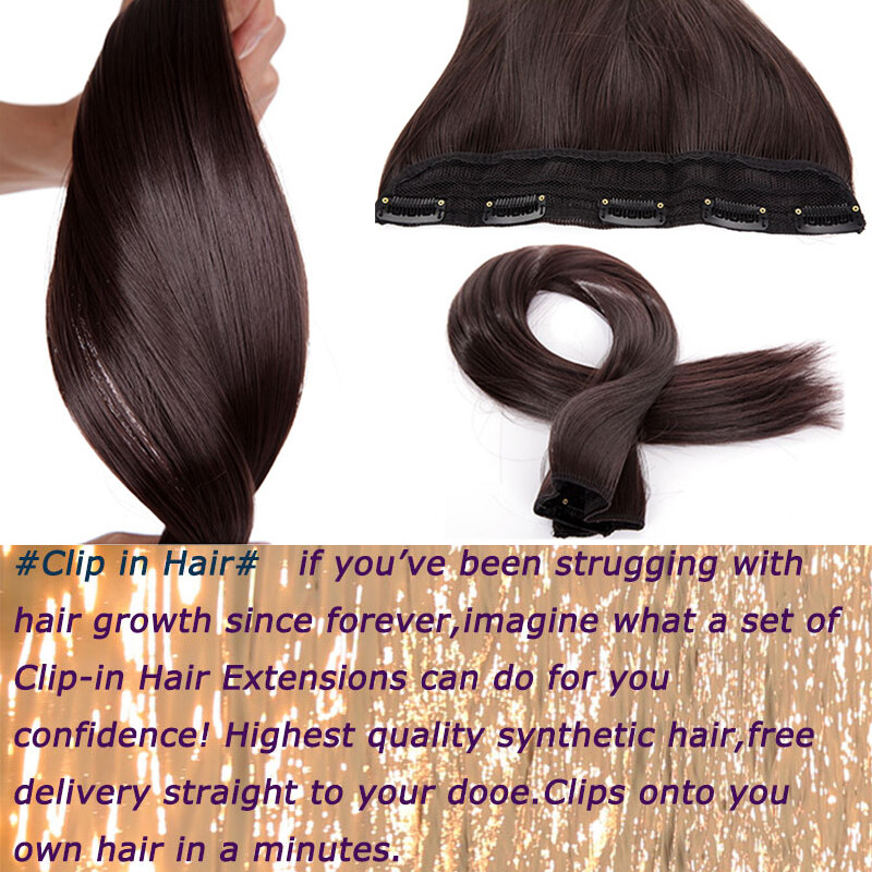 Extra Thick Long Curly Ombre One Piece Full Head Clip In Hair Extension As Human