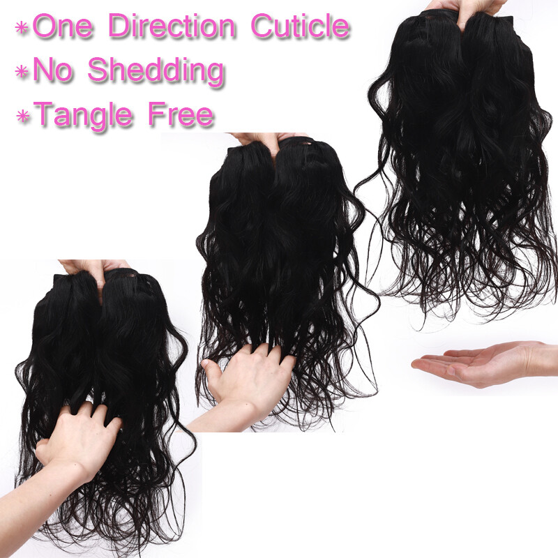 CLEARANCE 3Bundles Deep Curly Wave Indian Virgin Human Hair Extensions Weft 300G