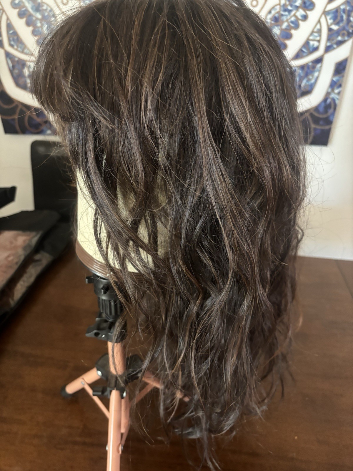 Luxury Lace, Front Tea, Part Heat, Safe, Synthetic Wig, Brunette Layers