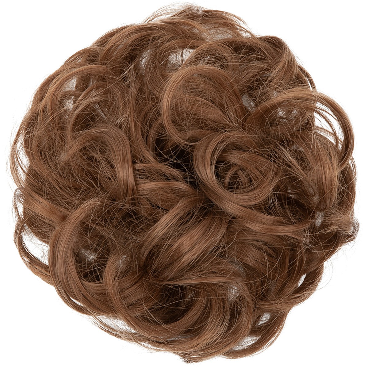 3Pack Temperature Silk Wig Hair Circle Round Head Elastic Fluffy Naturally Curly
