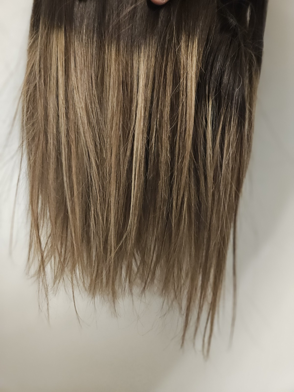 7 NEW HUMAN HAIR OMBRE HIGHLIGHTS CLIP IN HAIR EXTENSIONS 10″