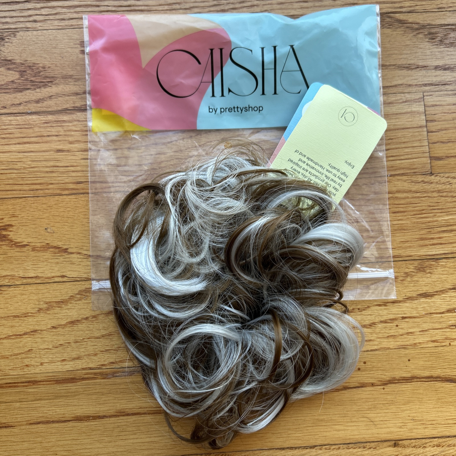 Caisha By Prettyshop Brown/gray Mix Small Hairpiece G42A
