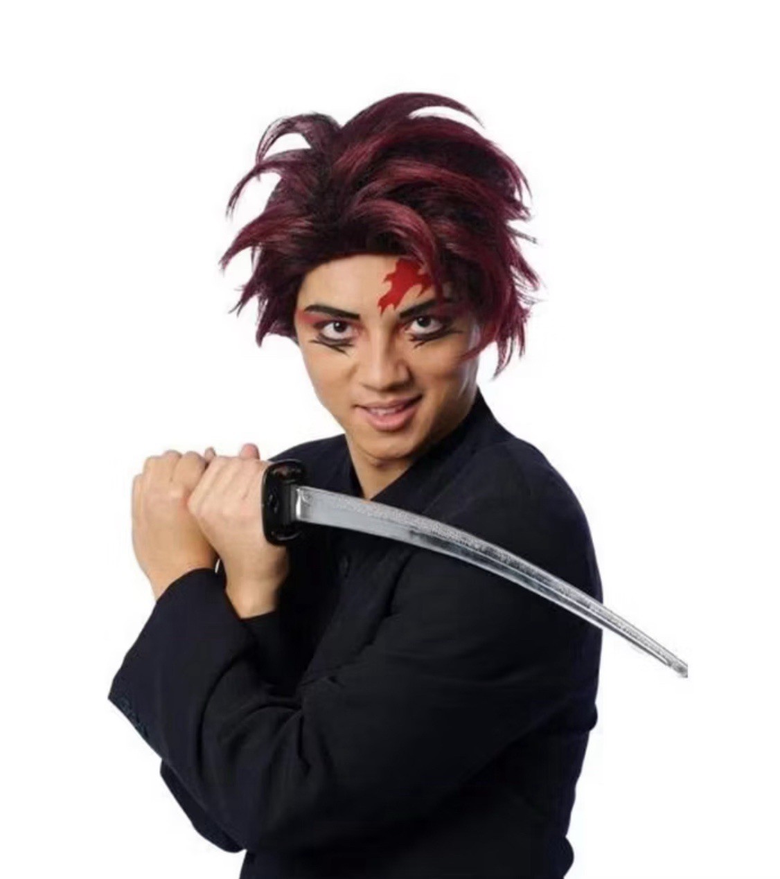 Costume Culture By Franco Slayer Wig Burgundy Anime Wig