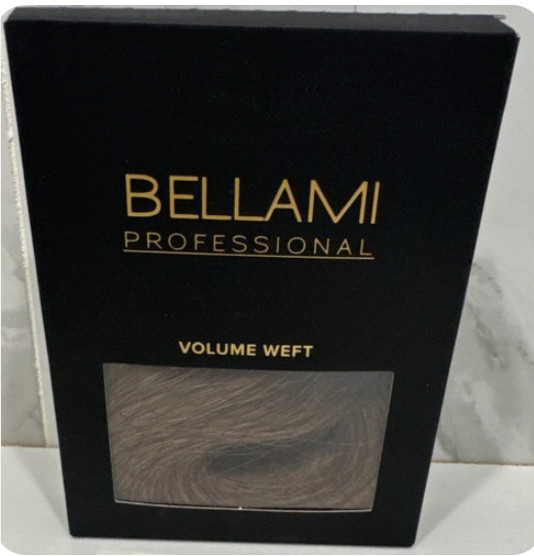BELLAMI PROFESSIONAL VOLUME WEFT off Black/mocha. cream #1/#2/#6 Rooted 20” 145g