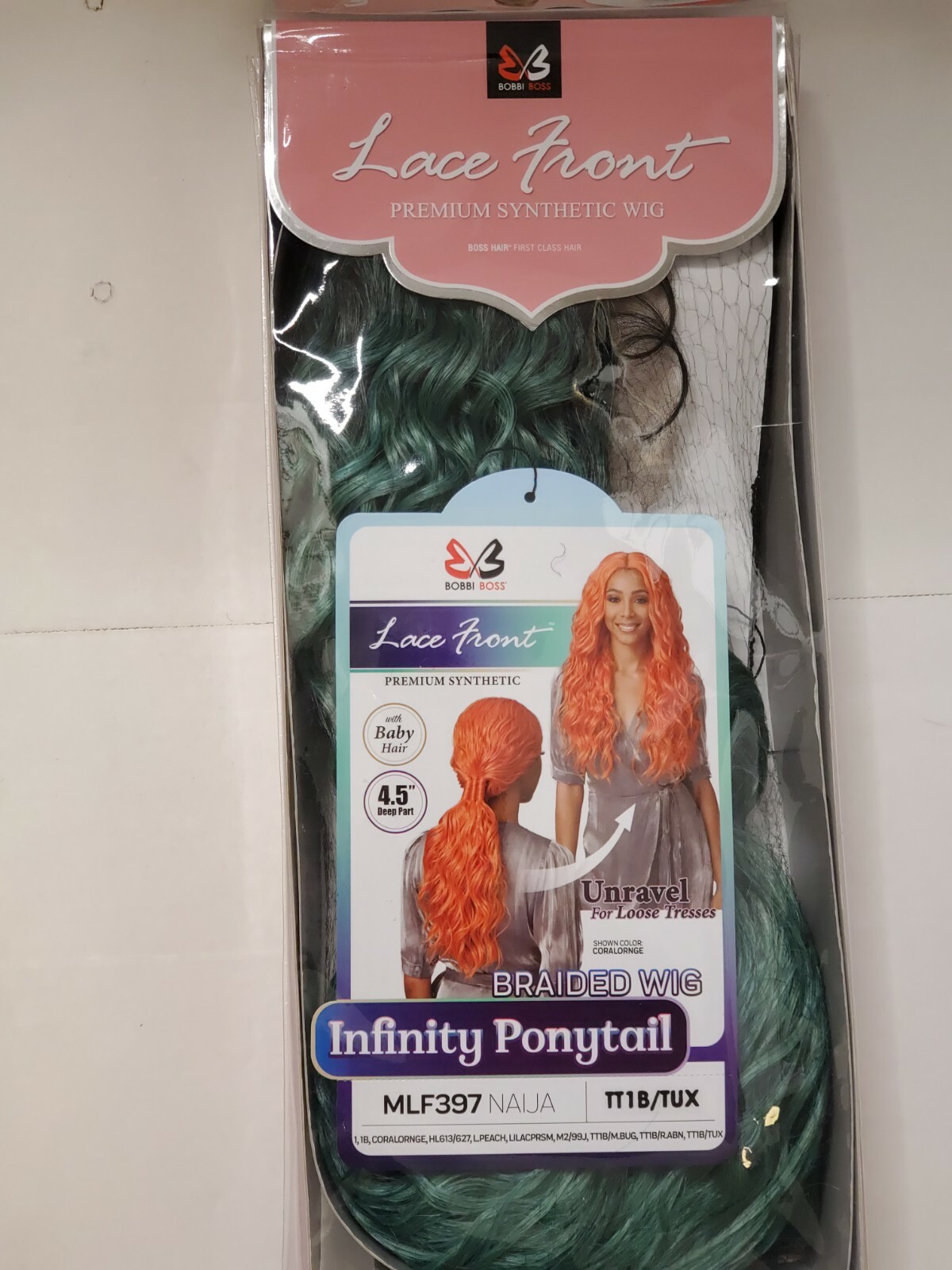 mlf397 Pony tail Lace front, Bobbi Boss, New, colors 1, 1B, 613/627,TT1B/TUX