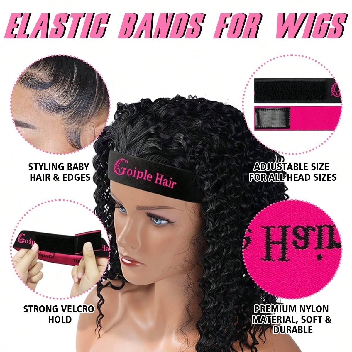 Waterproof Lace Wig Glue Kit Melting Spray Remover Band Caps