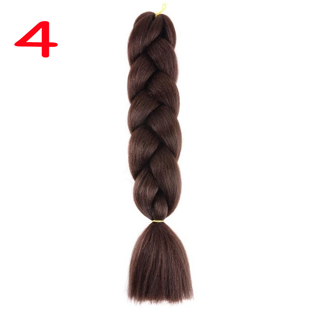 Jumbo Braiding Hair Synthetic Ombre Kanekalon Braids 24” Crochet Extensions