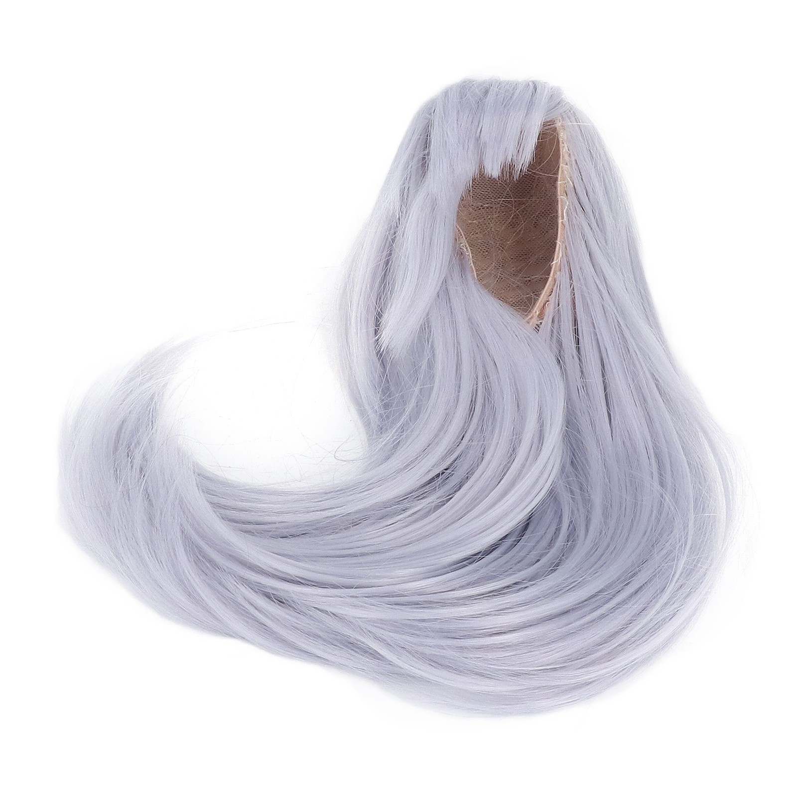 8in To 9in Doll Hair Wig High Temperature Fiber Mesh Long Curly Doll Hair