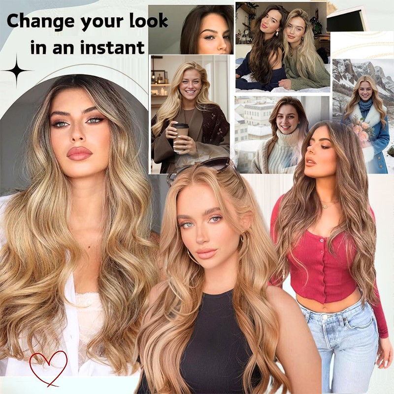 CLEARANCE Nano Ring 100% Human Remy Hair Extensions Micro Loop Beads Balayage US