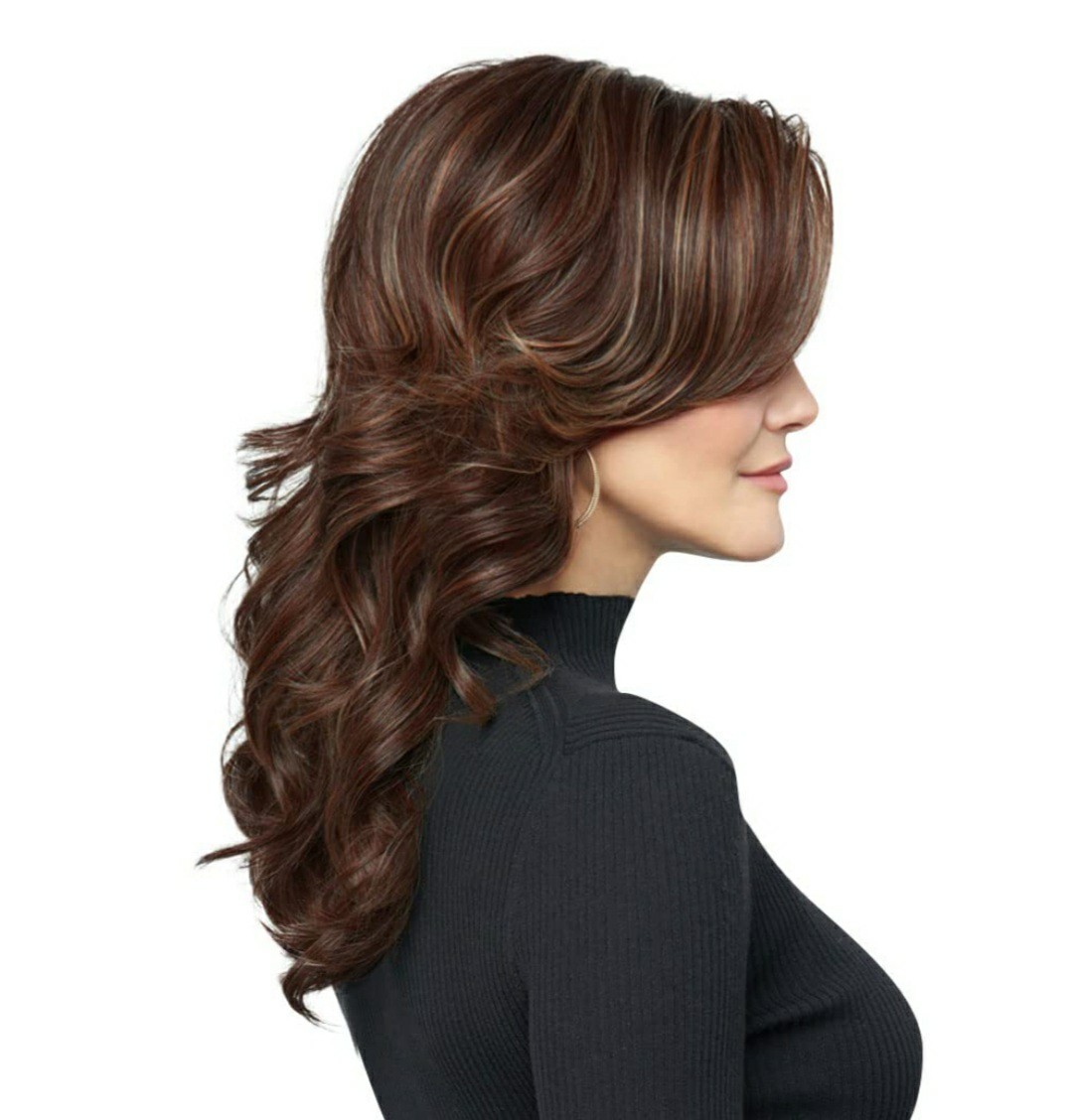 Raquel Welch Stroke of Genius Long Wig Average Cap RL4/6 BLACK COFFEE New In Box