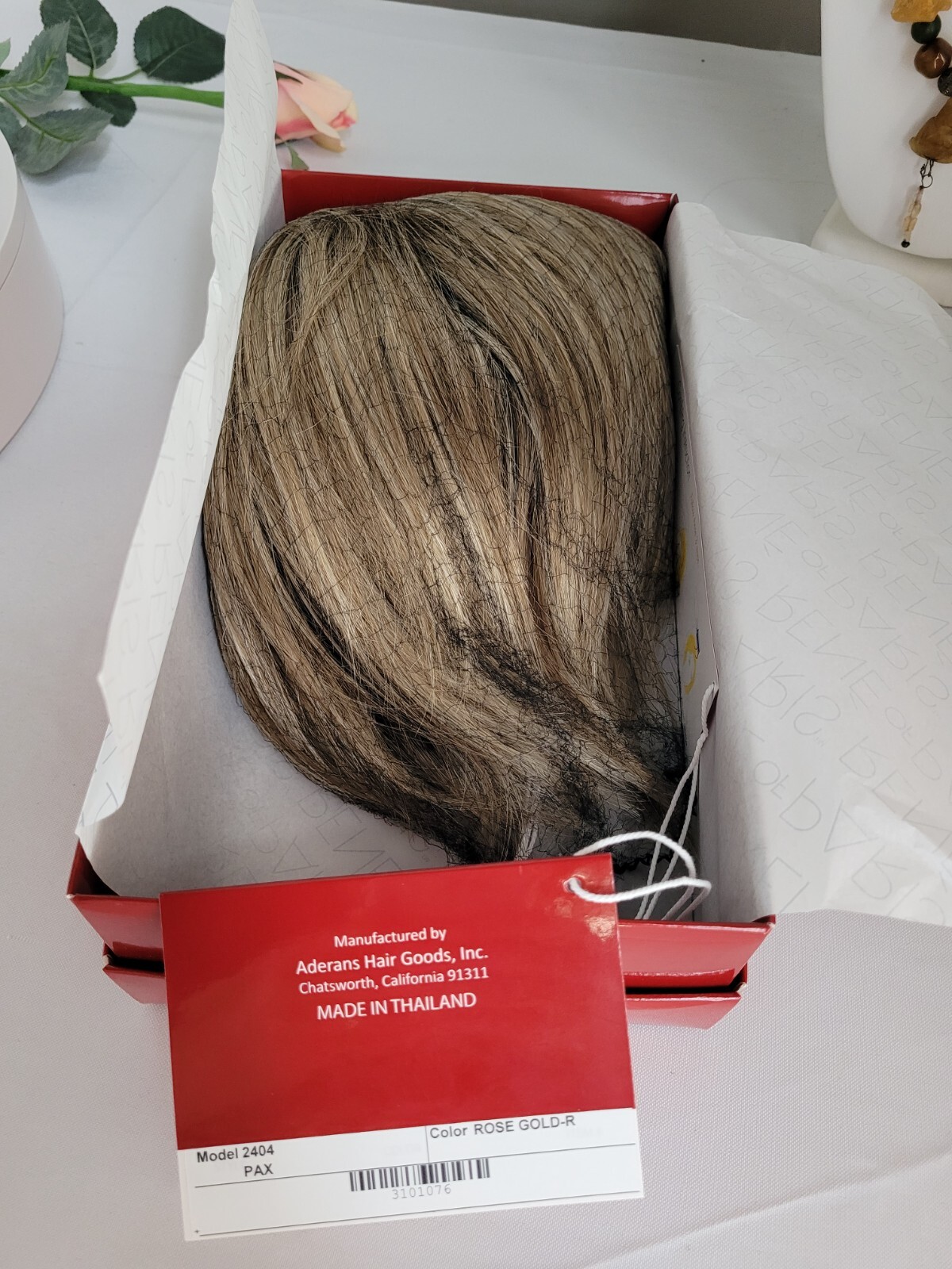 PAX Rene of Paris Short Bob Wig ROSE GOLD-R Medium Gold Blonde Flirty & Sassy 😉