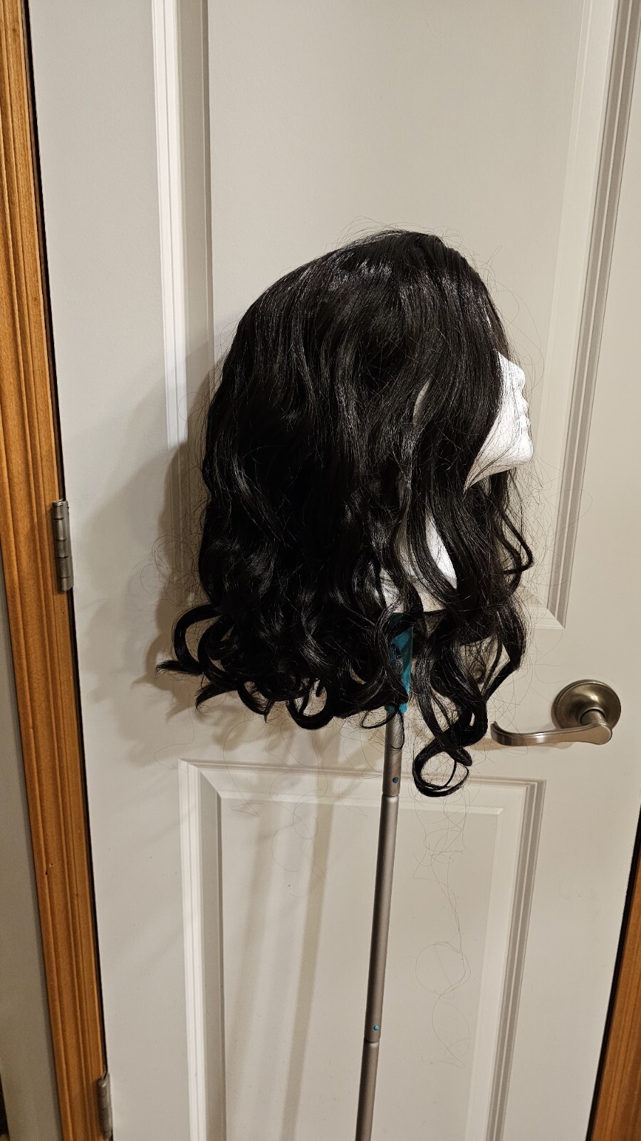 Curly Capless African American Black 15″ Synthetic Wigs