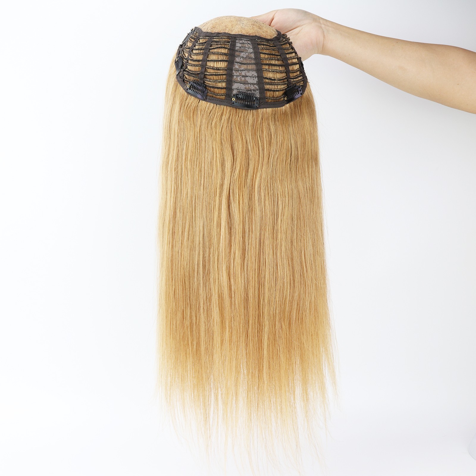 Lace Closure Topper #27 Honey Blonde Real Remy European Human Hair For Woman