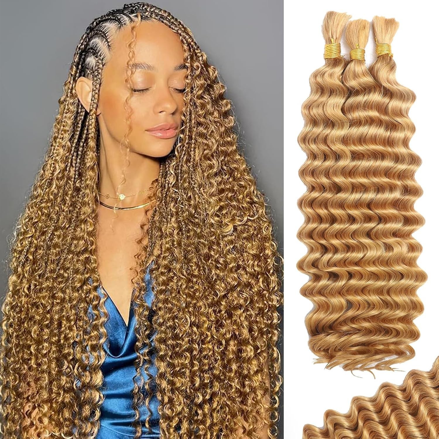 Human Braiding Hair for Boho Braids Human Hair 110