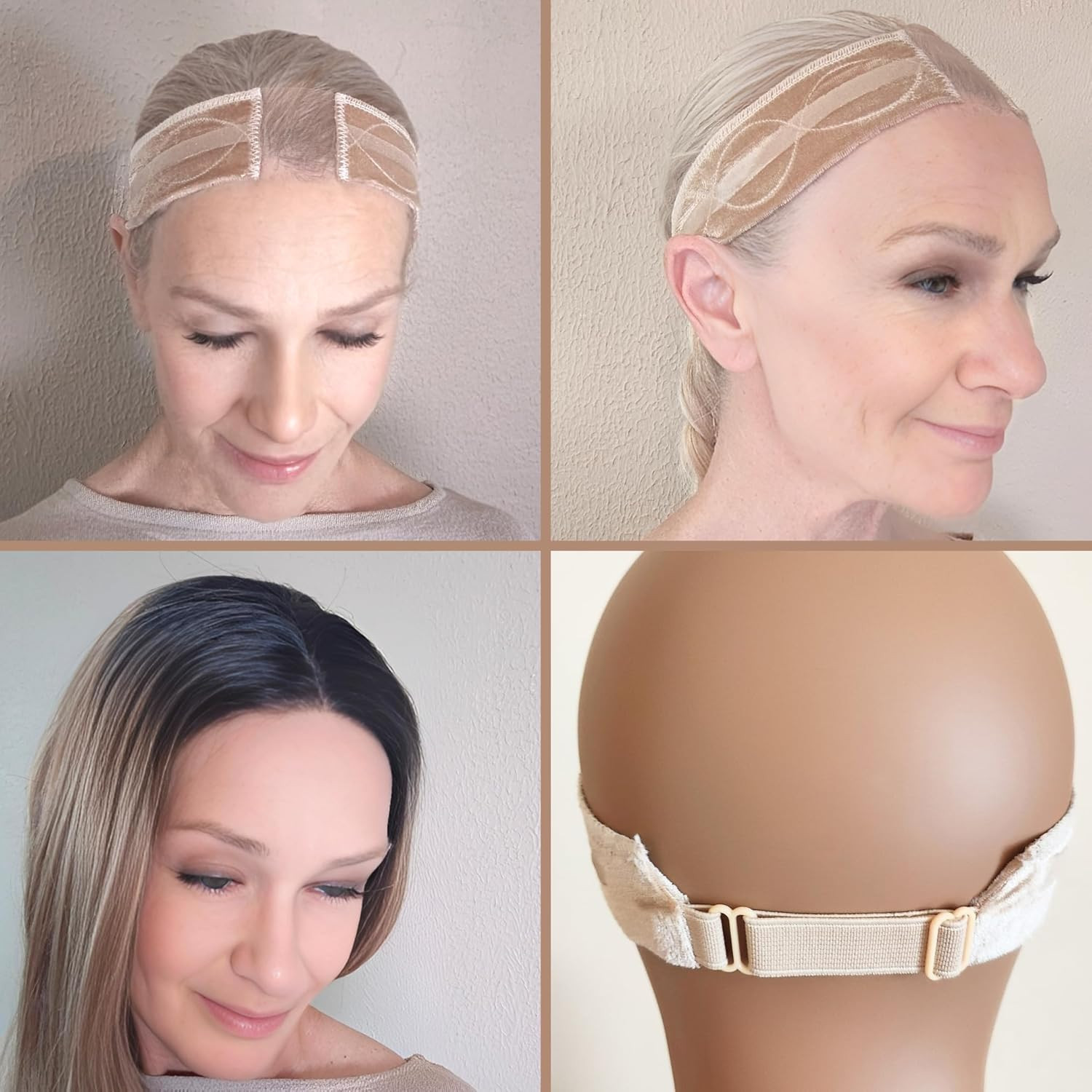 LIT UNICORNS Wig Grip Band with Silicone | Non-Slip to Keep Wig in Place | Premi