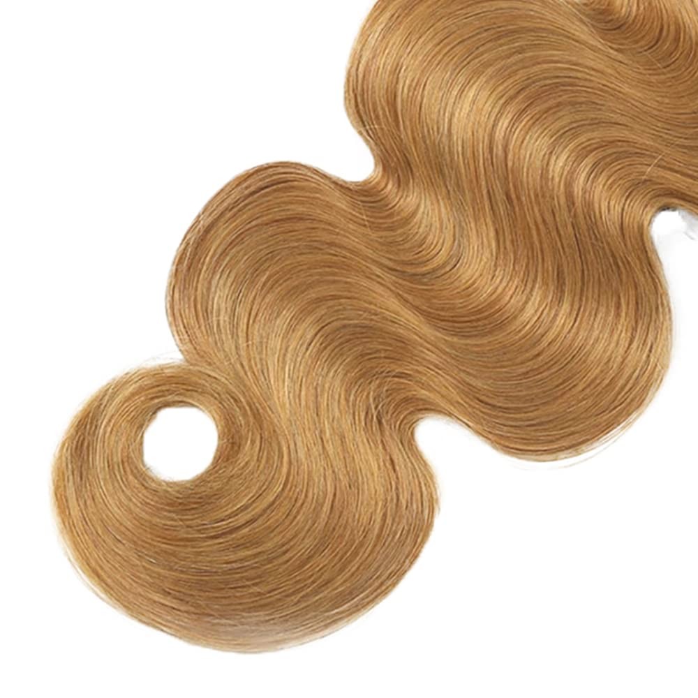 #27 Blonde Bundles Human Hair Body Wave Bundles 32 Inch Honey Blonde Body Wav…