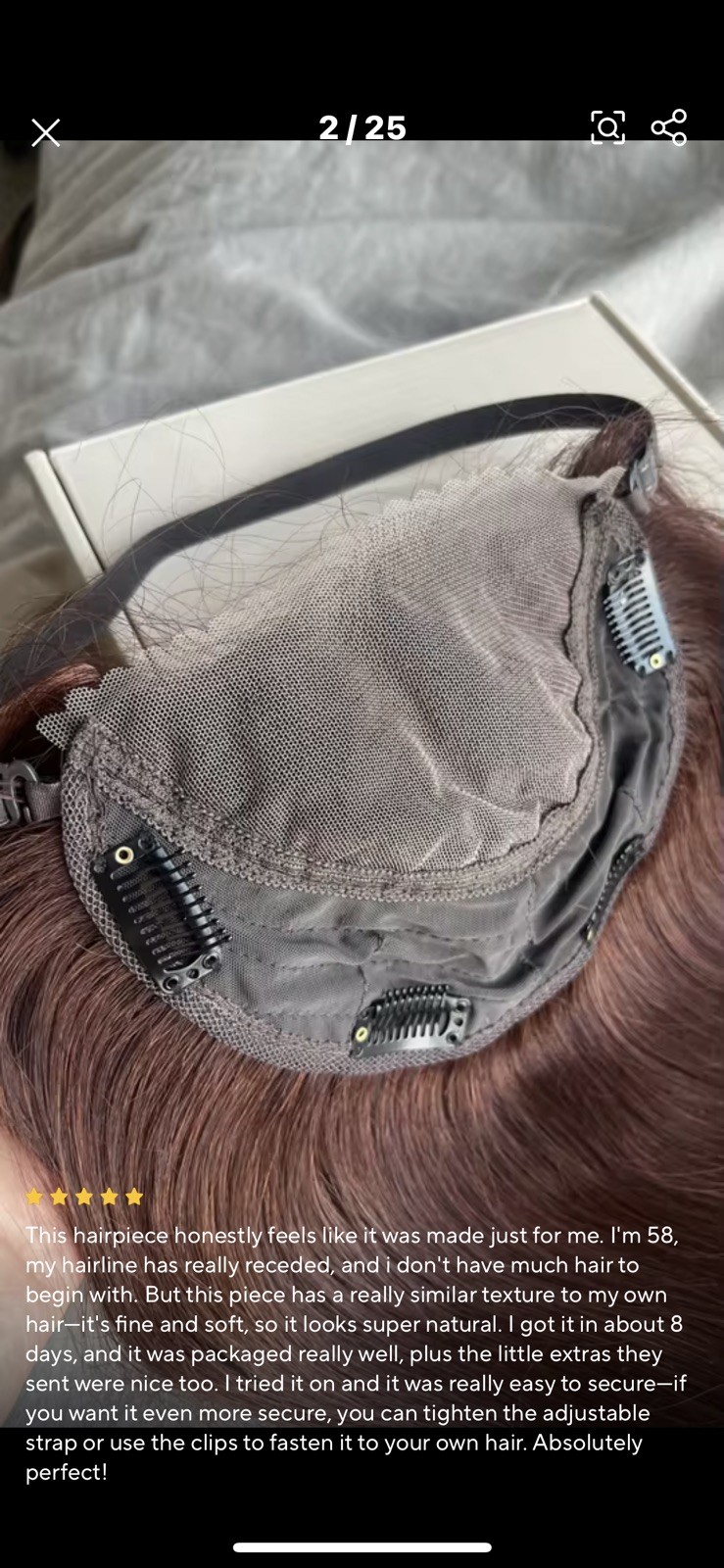 Real Human Hair Topper for Women HD Lace Front Hairpiece for High Forehead