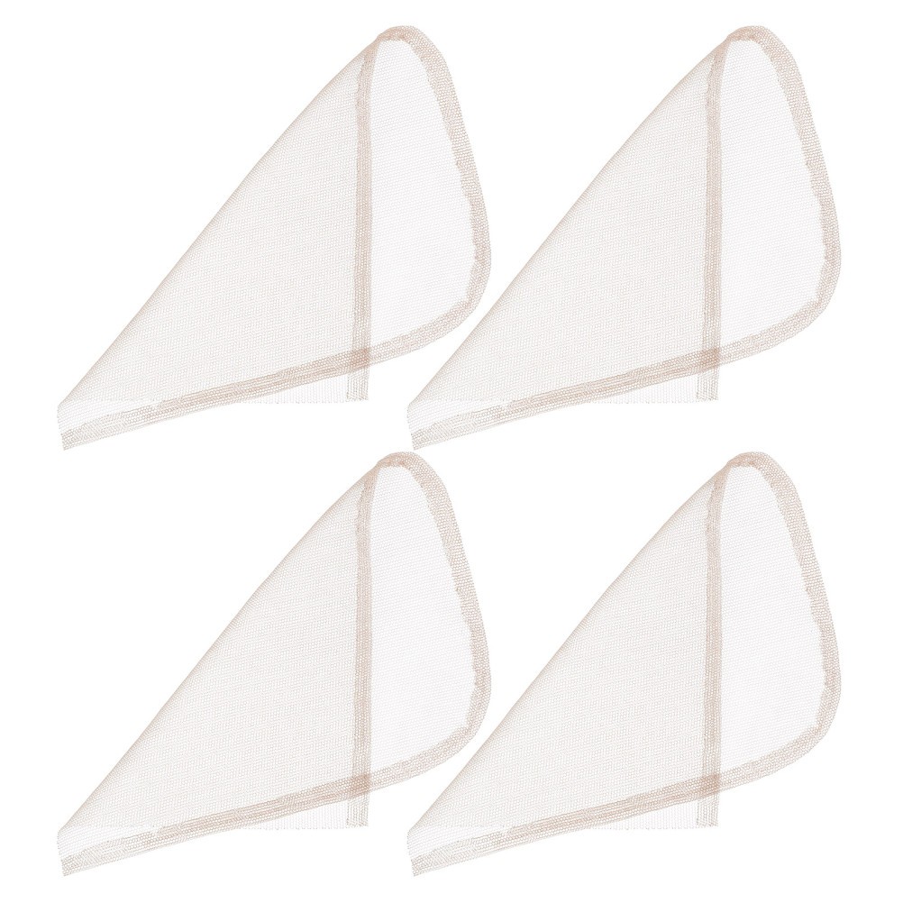 4Pcs White Lace Net Base Wig Supplies for DIY Wig Closures and