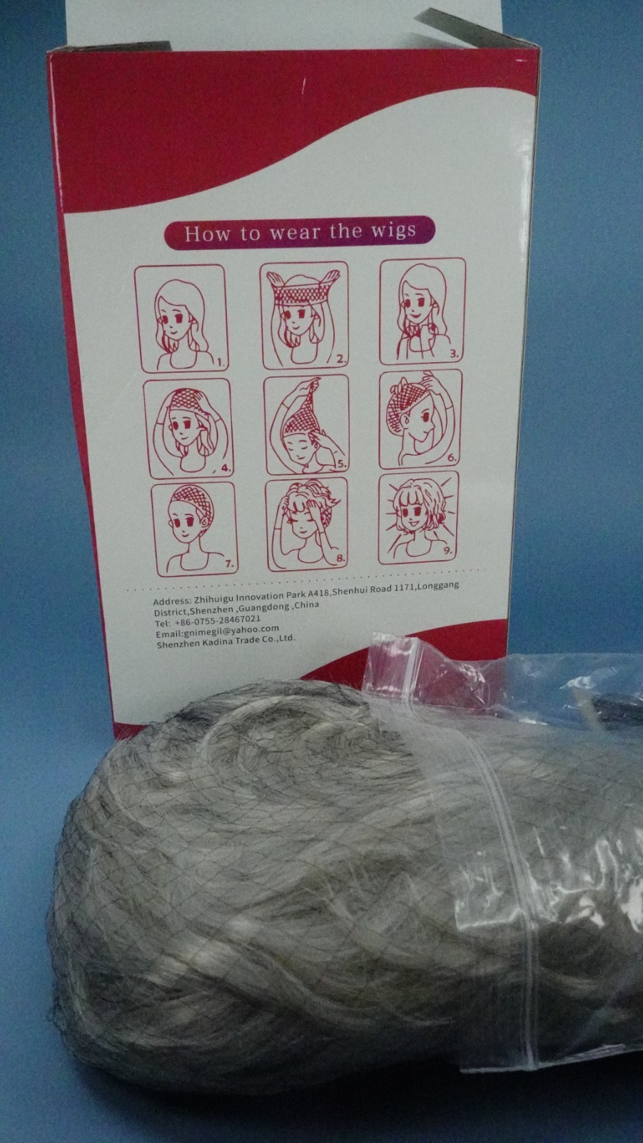 Variety of 5-Wigs*, 4 are new in factory package