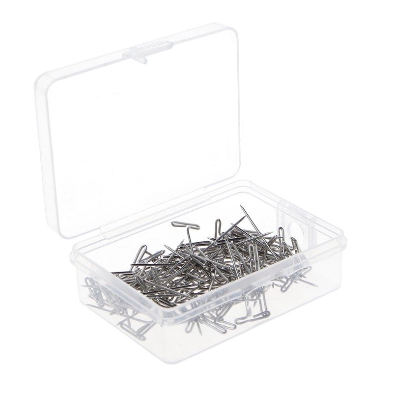 100 Pcs for T Pins Needle For Wig On Foam for Head Style for Head Sewing Hair Sa