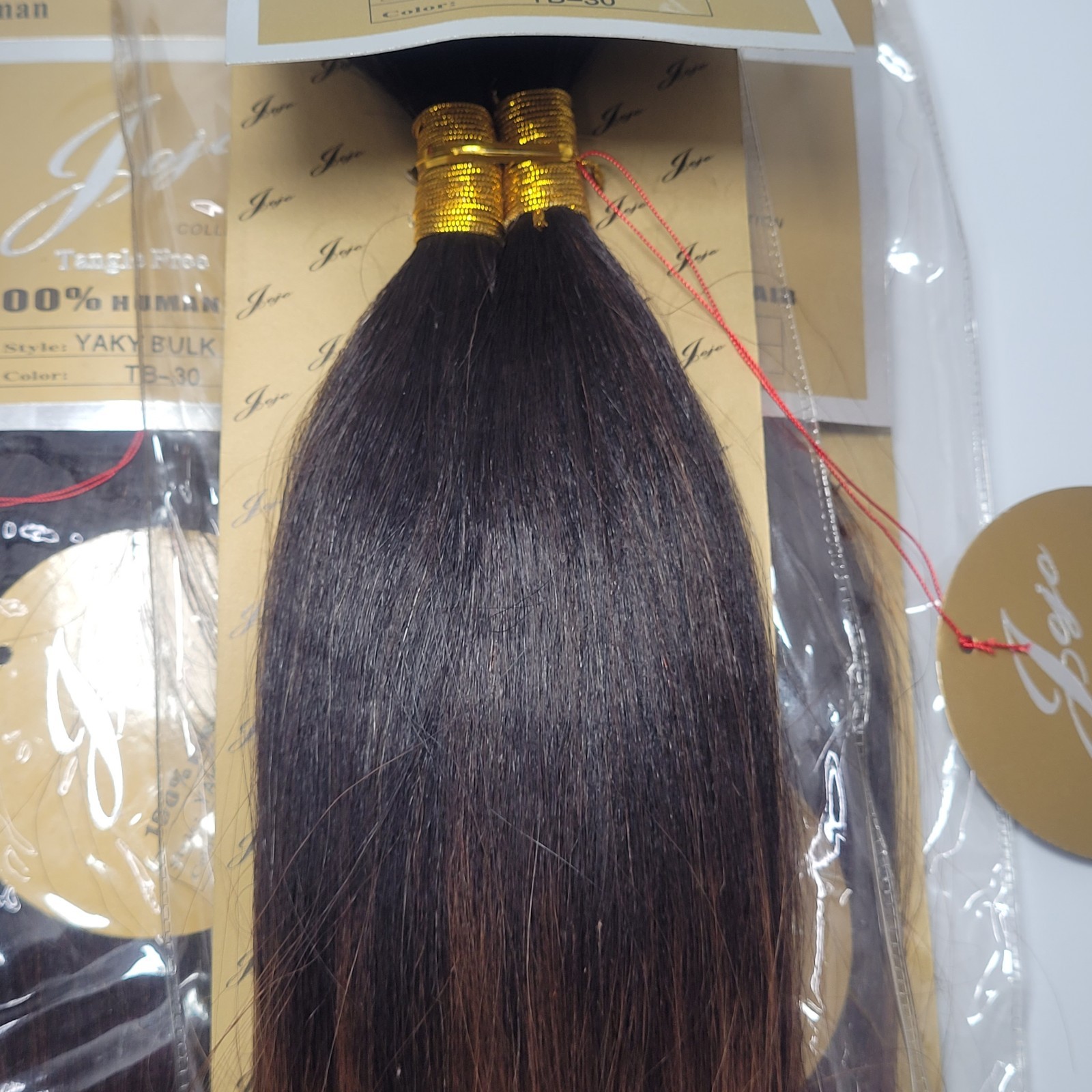 Jojo Collection Human Braiding Hair 18″ 4 Packs Total – 3 Pks TB30, 1 Pk TB27