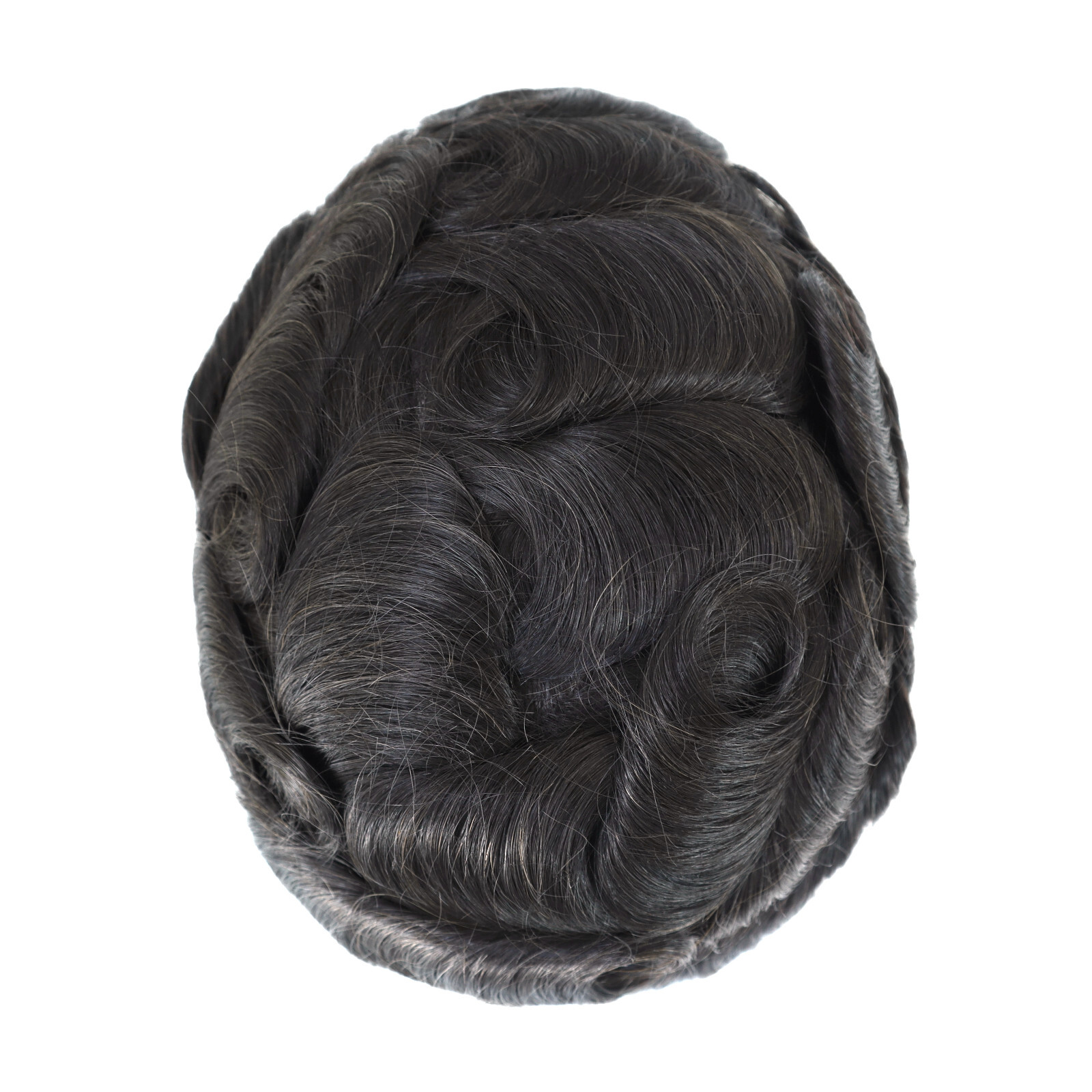 Toupee For Mens Super Thin Skin Human Hair Repelecment System 0.04mm Hairpiece