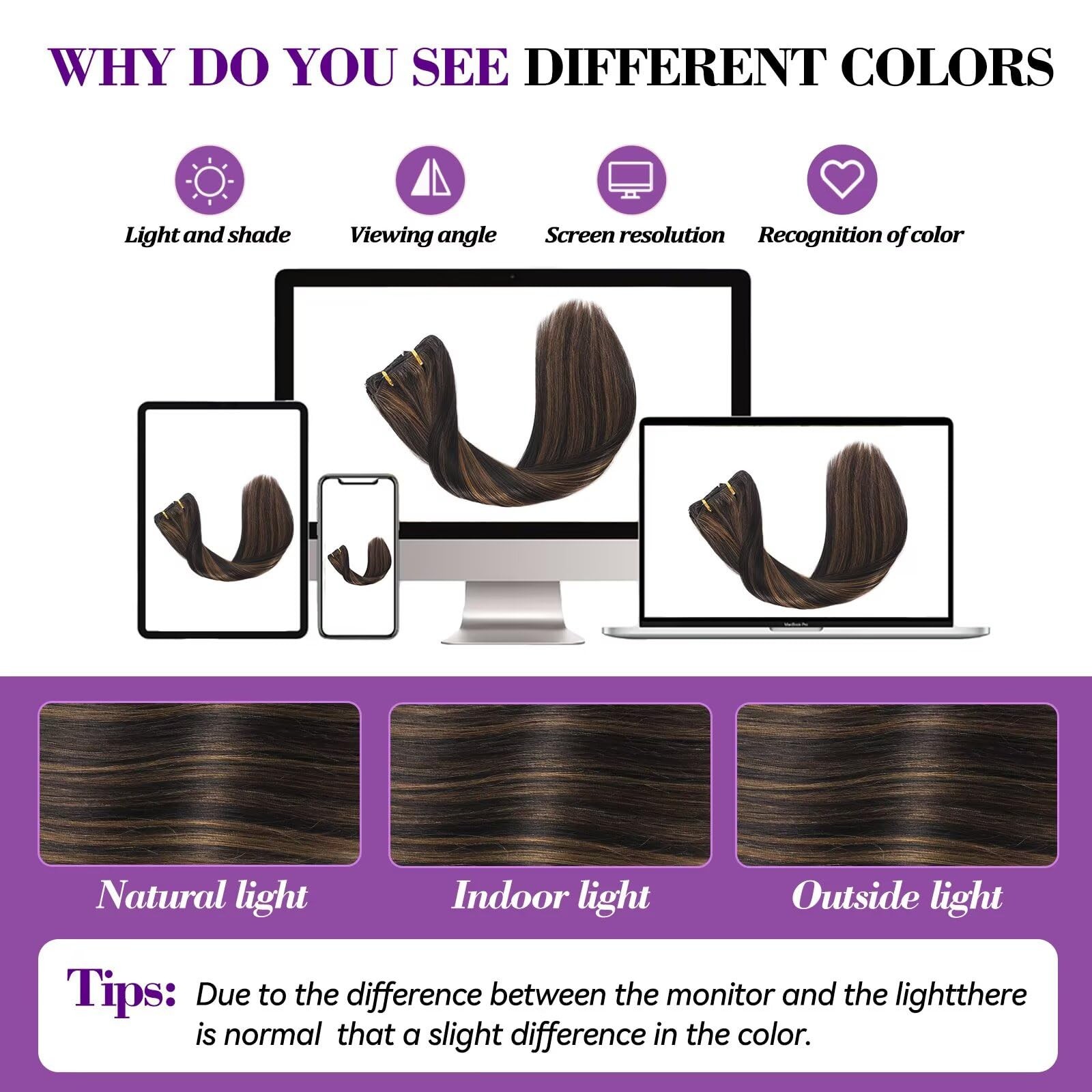 Clip in Hair Extensions Real Human Hair 18 inch 100g/3.6oz Straight Seamless …