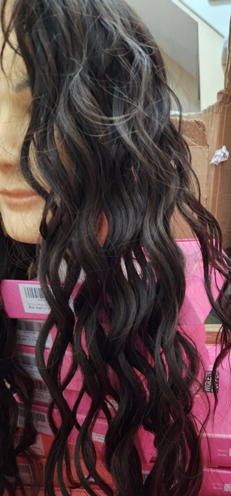 Womens Wiglets Topper 26 inch UDU Long Curly Hair Luna – 4/8#