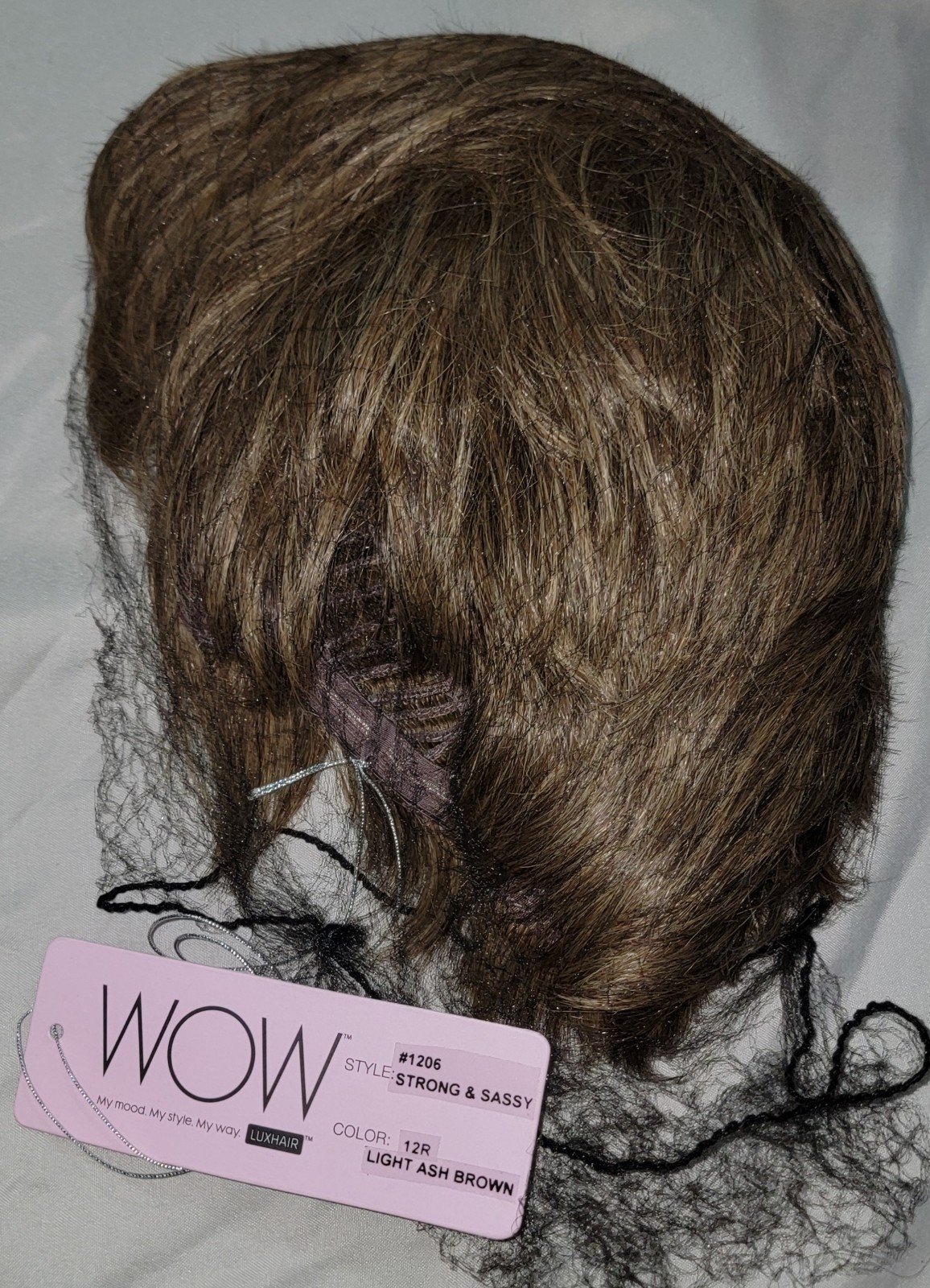 NOW LUXHAIR Strong & Sassy Wig LIGHT ASH BROWN Daisy Fuentes Hair NEW FREE SHIP