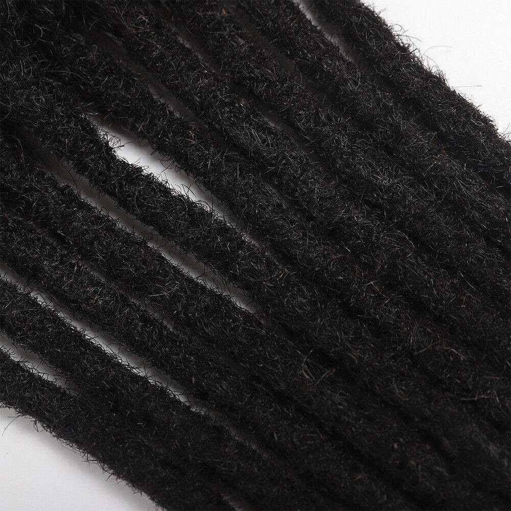 100% Real Human Hair Dreadlocks Extensions Crochet Braiding Hair Dreads Locs Men