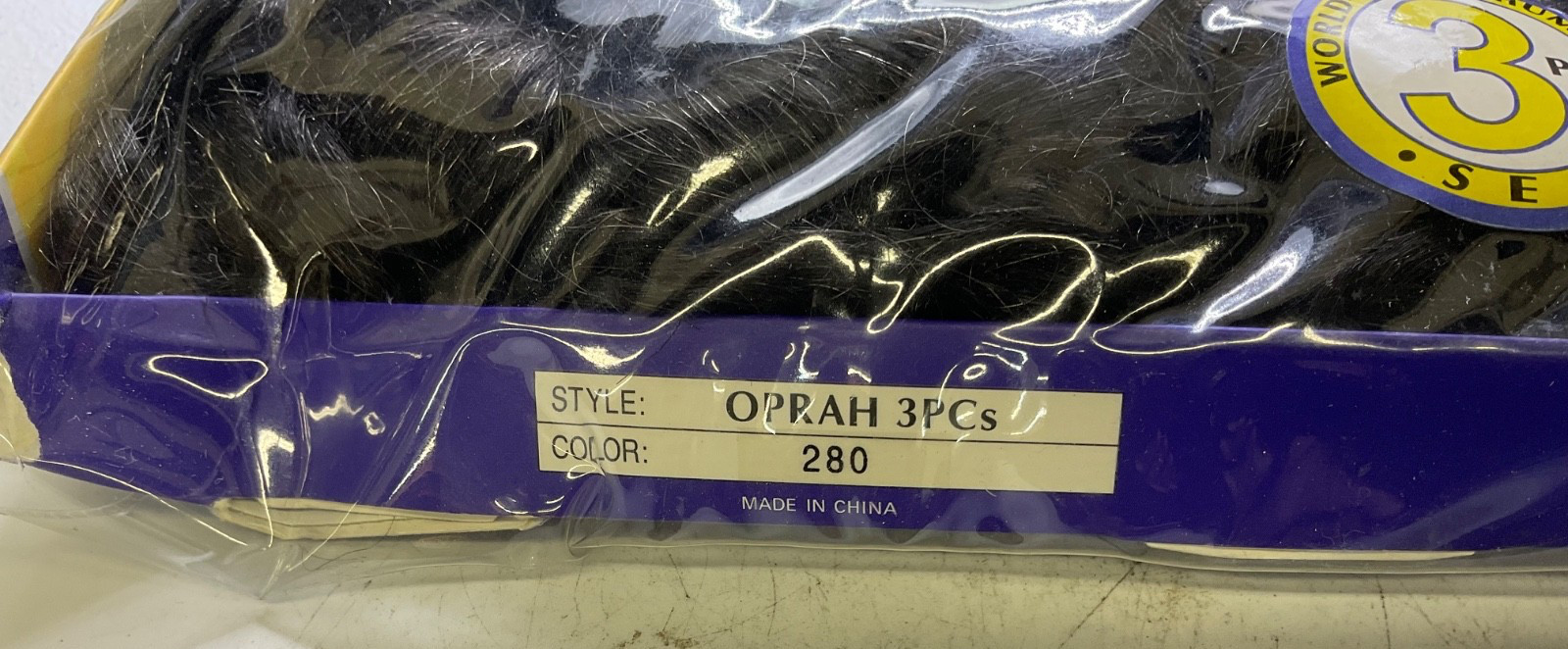 Shake-N-Go Milky Way Human Hair ShortCut Series Style: Oprah 3pcs Color: 280