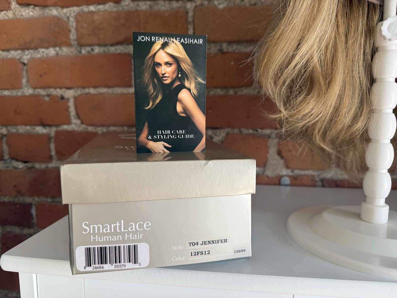Jennifer Human Hair Wig by JON RENAU, 12FS12 Malibu Blonde Mono Top + Lace Front