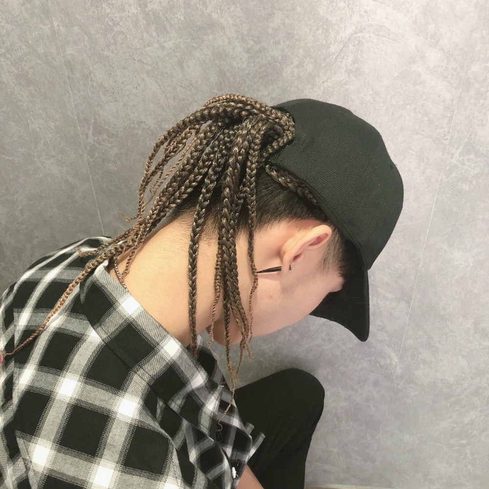 Adjustable FOR BRAIDED Dreadlock Hat – Black White Options for Women and Men