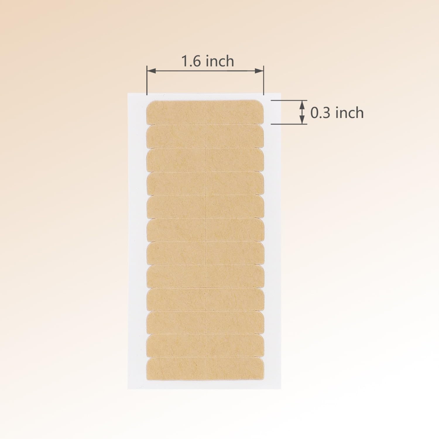 Invisible Hair Extension Adhesive Tape – Easy Application, Residue-Free, 72 Tabs
