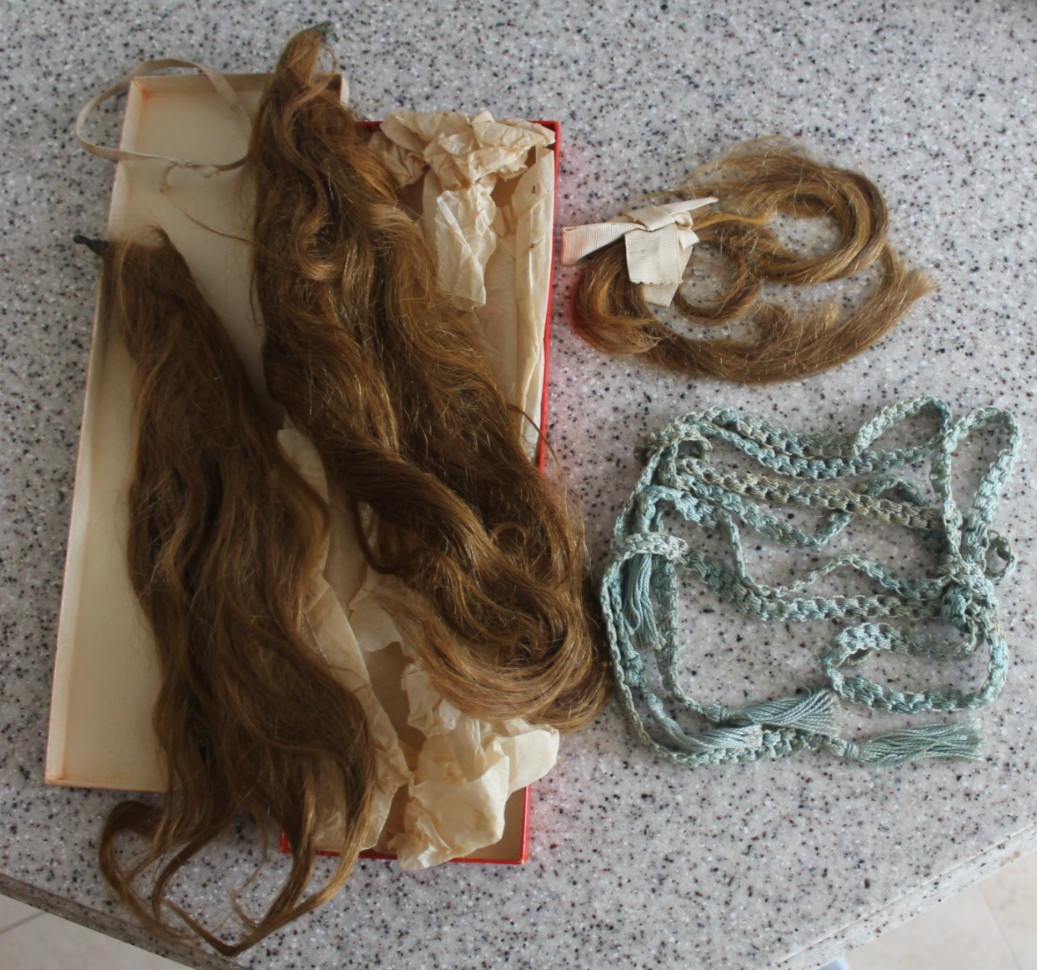 Vintage Human Hair 15″ Red Auburn Ponytails