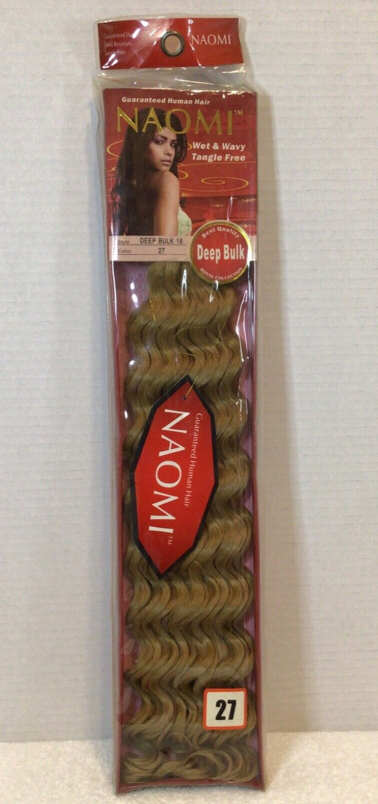 Naomi Wet & Wavy Tangle Free Deep Bulk Bonne Collection Guaranteed Human Hair