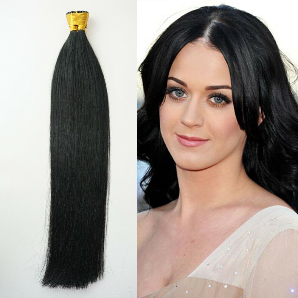 Pre-Bonded I Tip Remy Human Hair Extennsions Stick Tip Keratin Fusion 50-100S15A