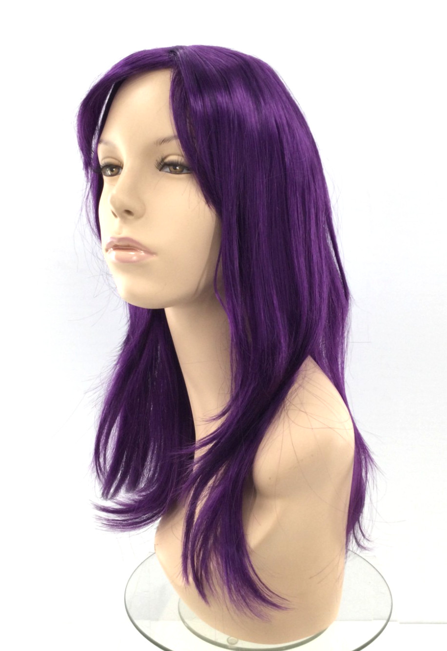 FANTASY WIGS High Quality Cosplay Anime Theatrical Halloween Dark Purple Wig