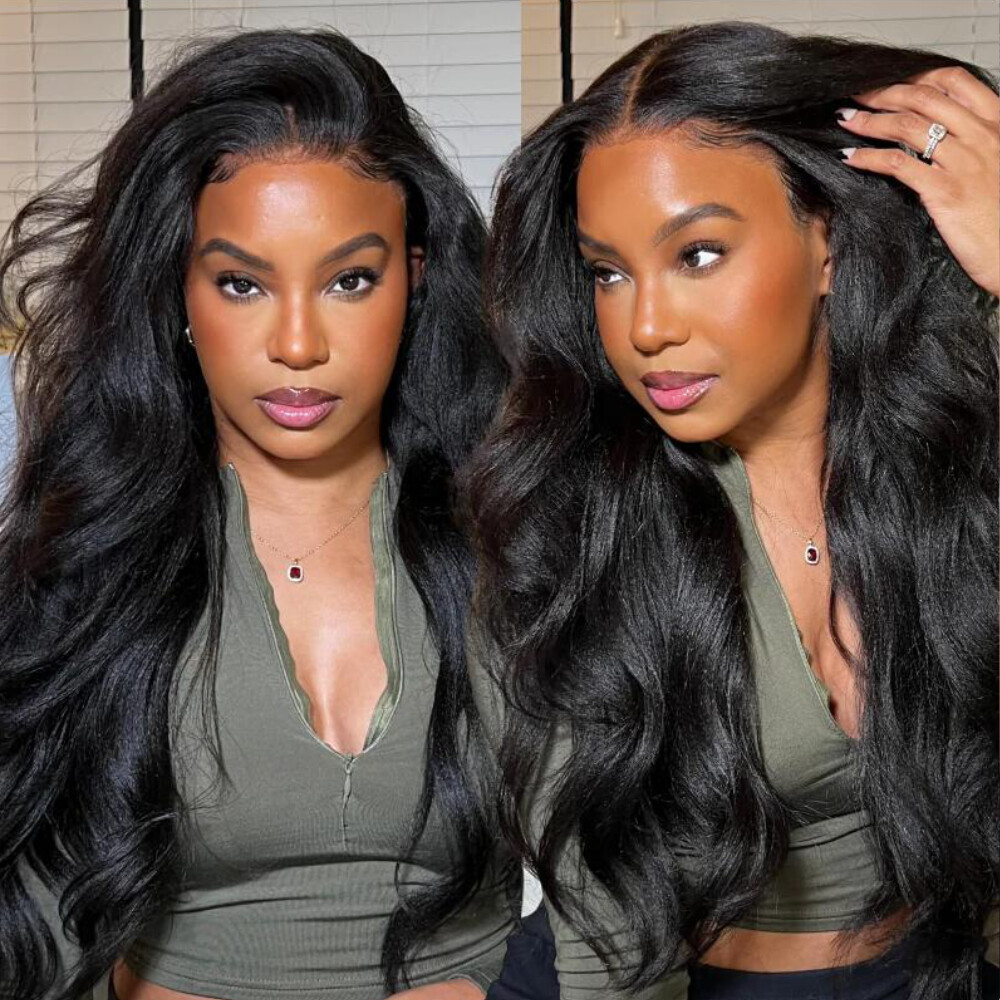 UNice Cambodian Yaki Straight 3 Bundles Human Hair Extensions Virgin Hair Weaves