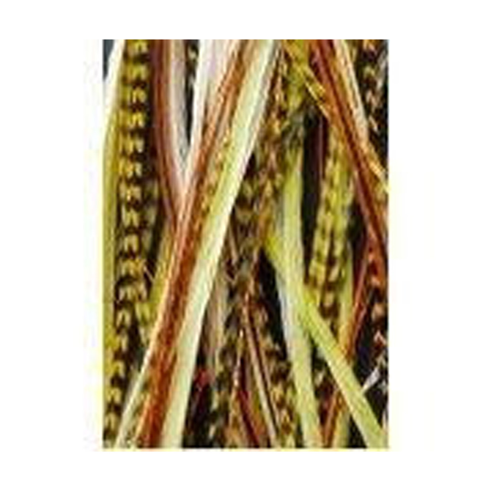 4-7 Inch Natural Remix 100% Real Hair 5 Feather Extensions bonded at the tip