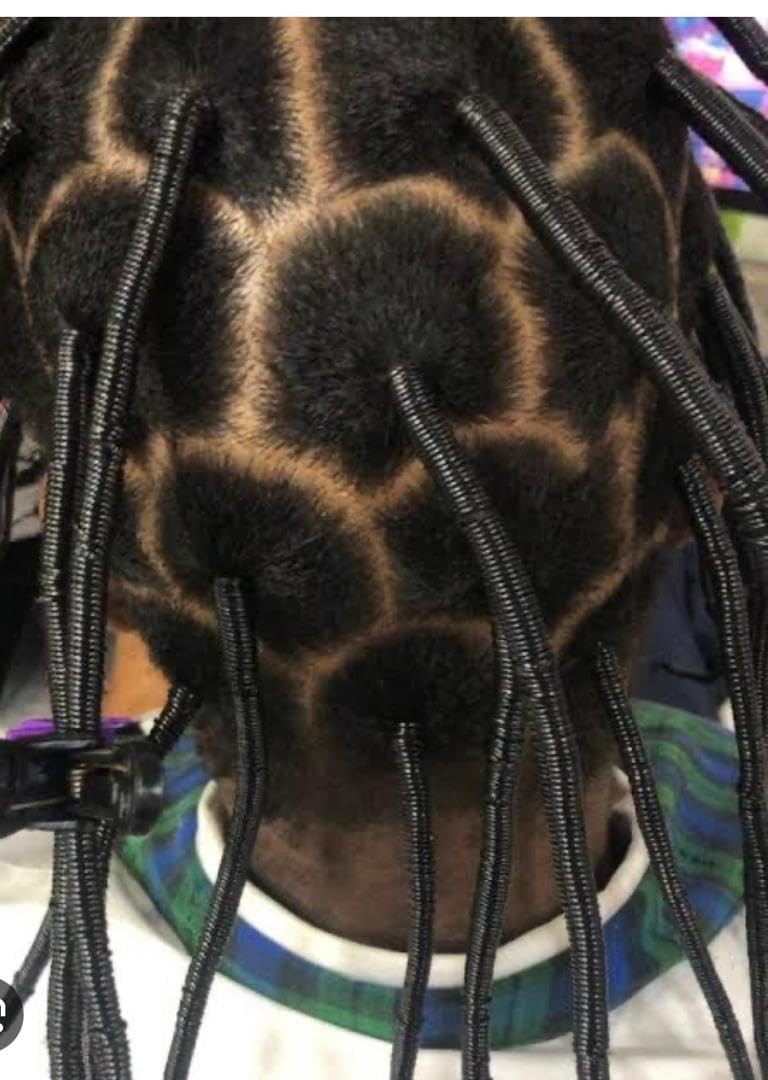 Black African Anango Hair Thread/ Thread/Owu Isi/Irun Kiko (Lot of 4)