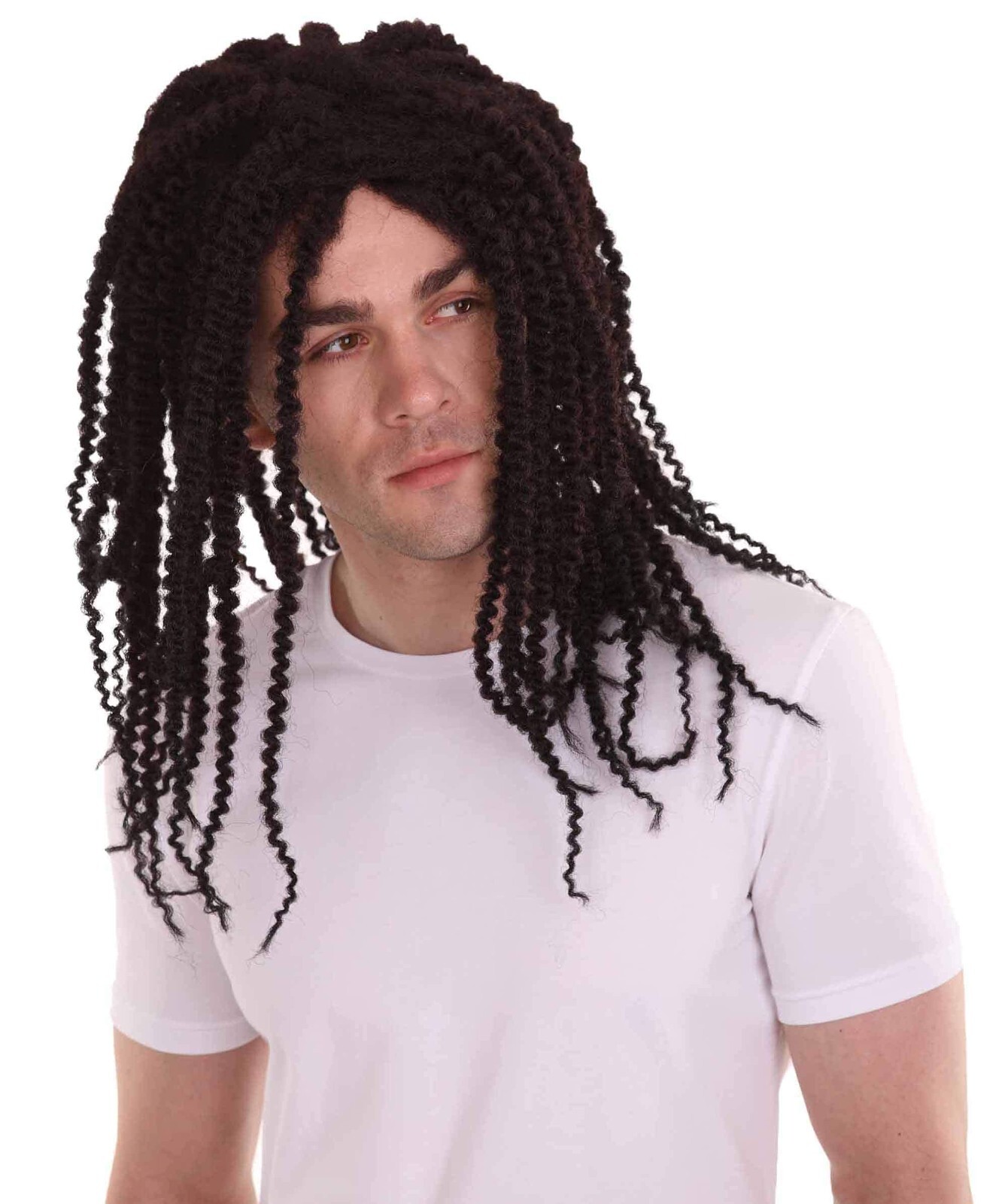 Long Dreadlock Wig | Halloween Wigs | Premium Breathable Capless Cap | HM-186