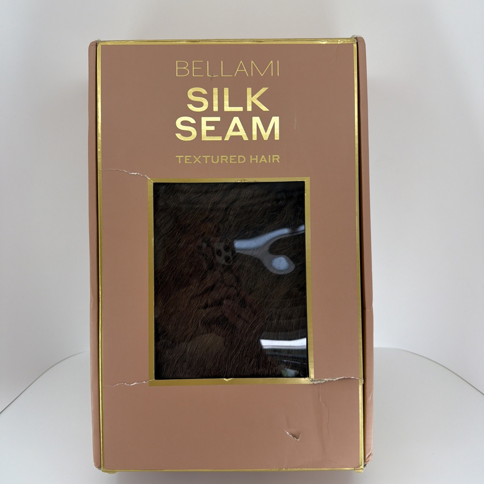 BELLAMI Silk Seam Textured Clip Ins NEW Dark Brown Ash Brown Ombre Blowout 24”