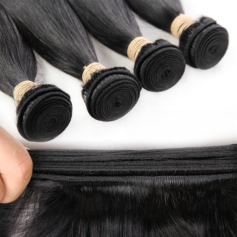 28in 30in 32in 34in 36in 38Inches Natural Black Human Hair Bundles Straight Hair