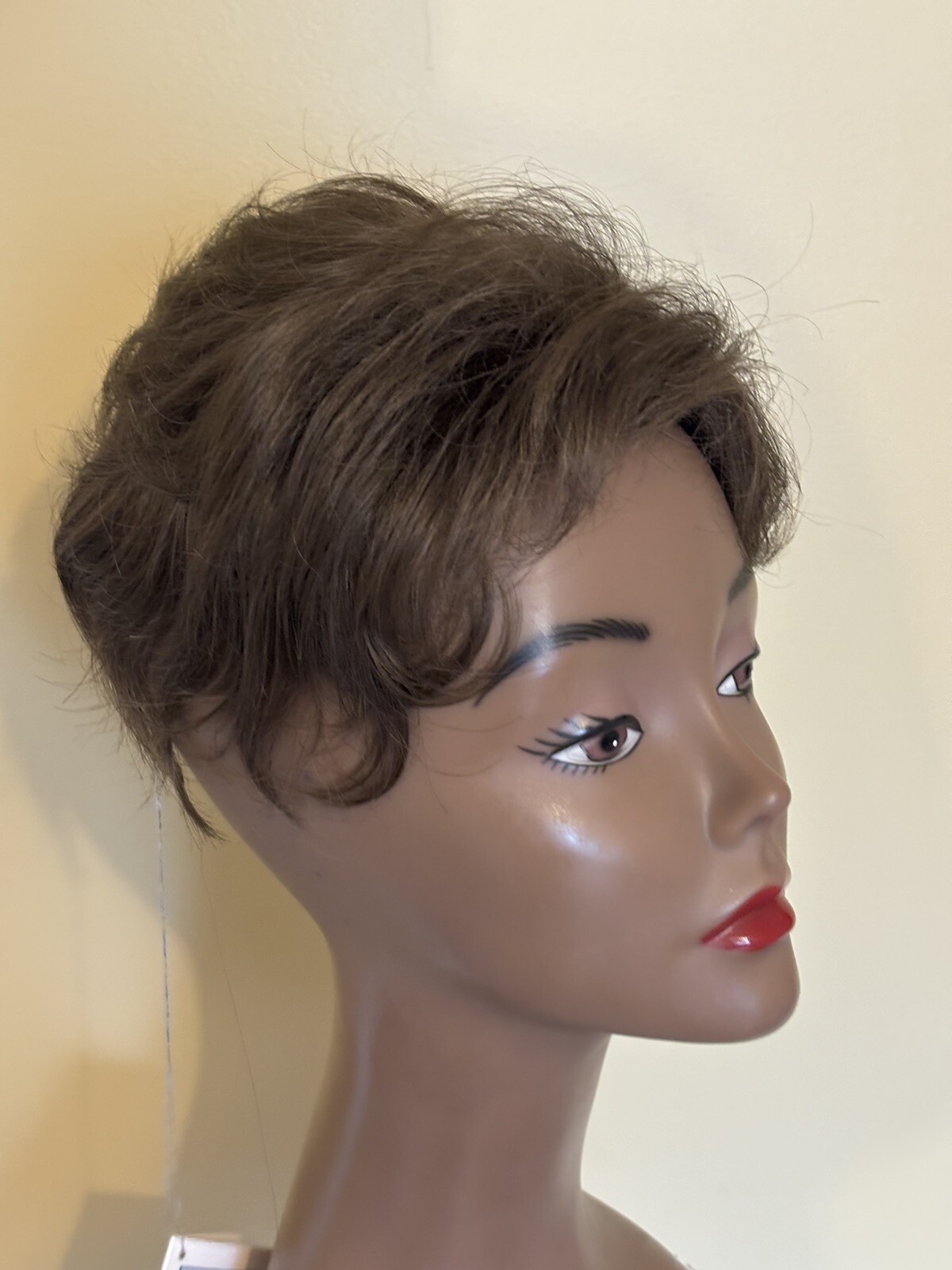 New TWC “Sure Thing” Topper Hairpiece #10 Medium Ash Brown 4 Pressure Clips NWT