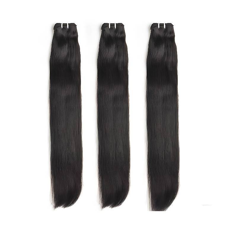Raw hair double Draw Straight full end Unprocessed 100 Human Hair natural black