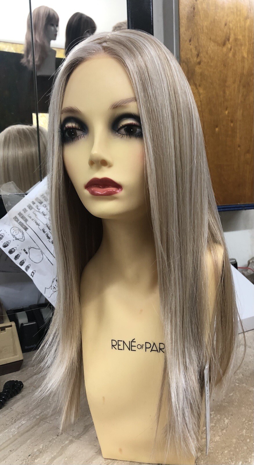 VERONICA Wig Envy Hair 30%CurlIronOK-LIGHT BLONDLaceFt AllHandtiedBASE-LAST-1
